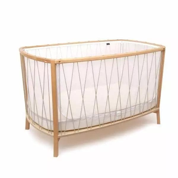 Charlie Crane Kimi Baby Bed with Organic Mattress – Safe & Comfortable Crib for Newborns & Toddlers – Perfect for Nursery, Bedroom, or Travel Use