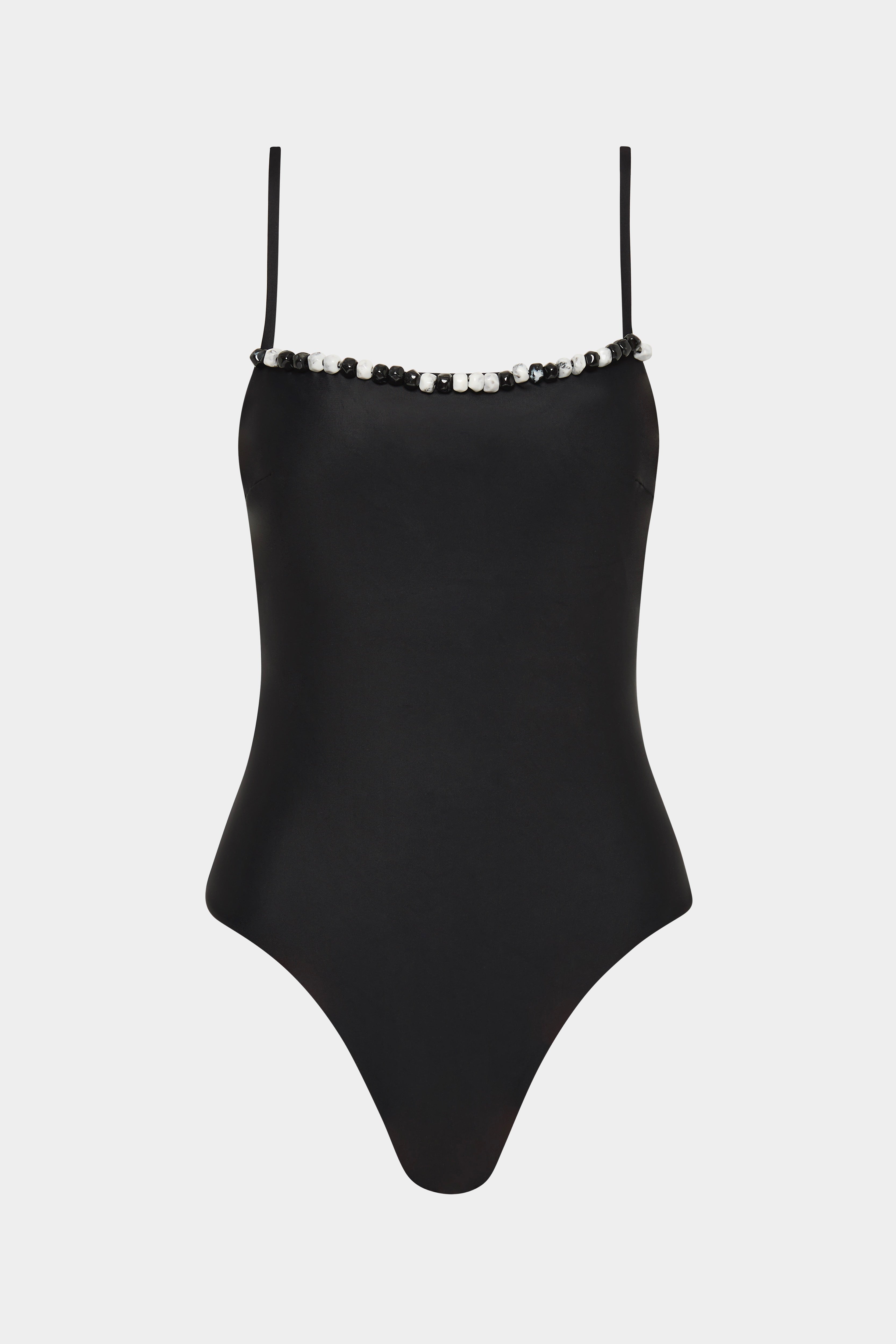 Baci Beaded One Piece Swimsuit - Stylish & Comfortable Women's Bathing Suit for Beach, Pool & Vacation | Fashionable & Sexy Monokini for Summer