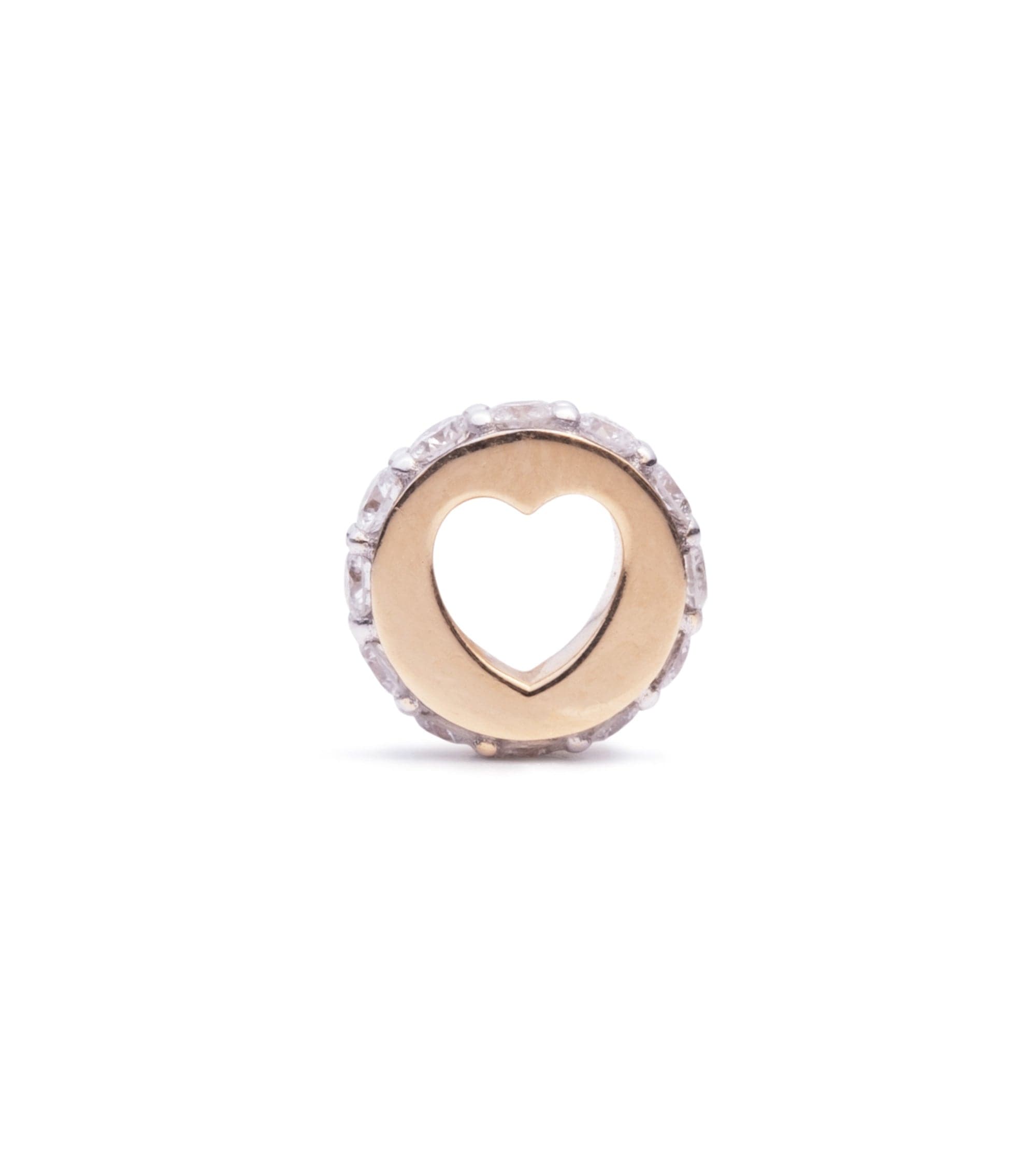 Pave Diamond Edge Love Heartbeat Ring - Elegant Heart-Shaped Jewelry for Women | Perfect for Anniversaries, Valentine's Day & Romantic Gifts
