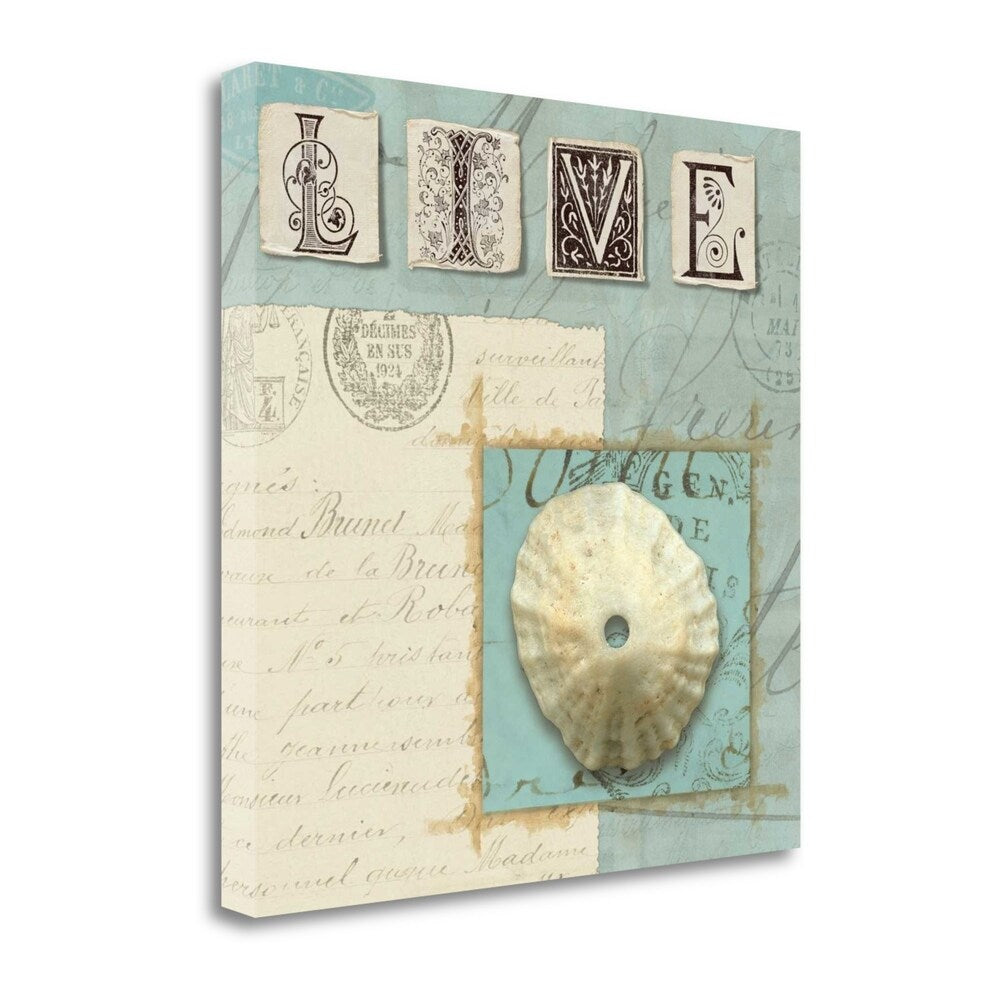 Beach Journal III By Wild Apple Portfolio - Premium Giclee Print on Gallery Wrapped Canvas - Perfect for Coastal Home Decor & Beach House Wall Art