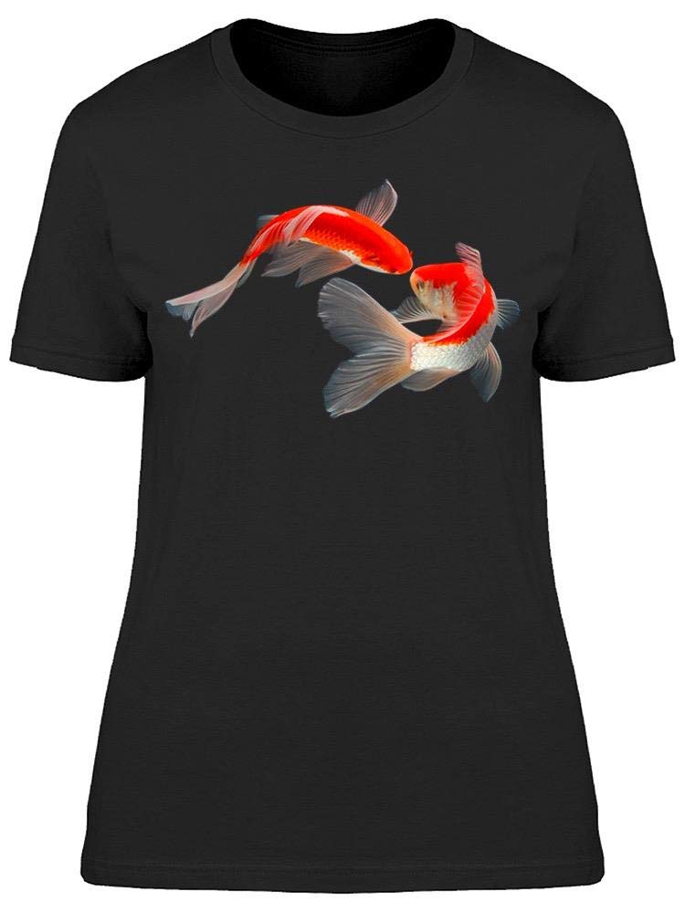 Butterfly Koi Fish Graphic T-Shirt for Women - Stylish Casual Tee for Summer Outfits & Streetwear Fashion