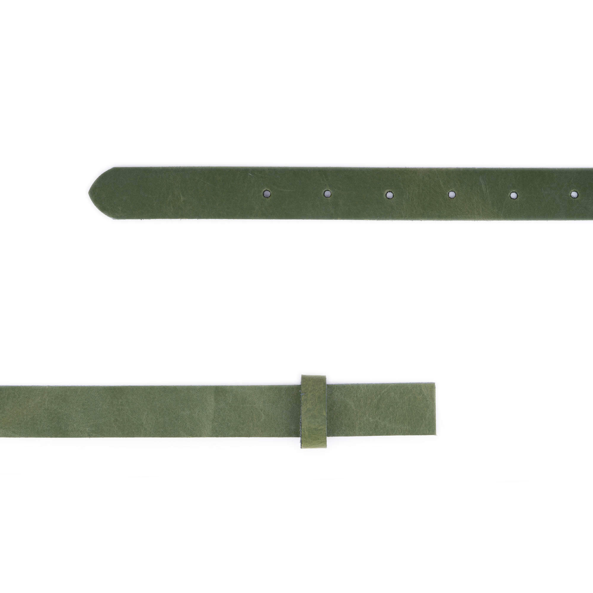 2.5 cm Genuine Green Leather Belt Strap Replacement for Dunhill Buckles - Premium Dress Belt for Men, Business & Formal Wear