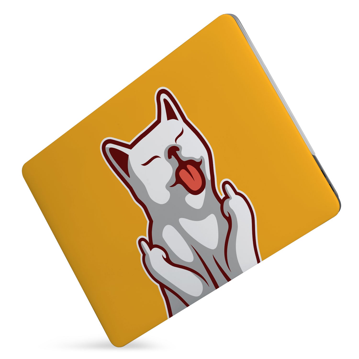 Funny Cat Design MacBook Case - Durable Protective Cover for MacBook Air & Pro - Perfect for Work, Travel & School