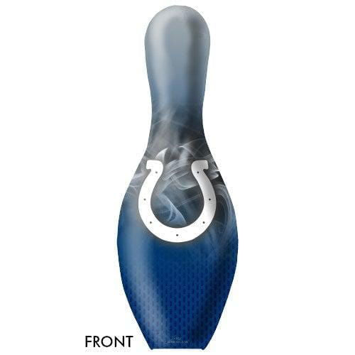 KR Strikeforce NFL on Fire Pin - Indianapolis Colts Themed Bowling Pin for Sports Fans, Collectors & Game Room Decor - Perfect for Tailgating, Man Cave & Sports Memorabilia Displays
