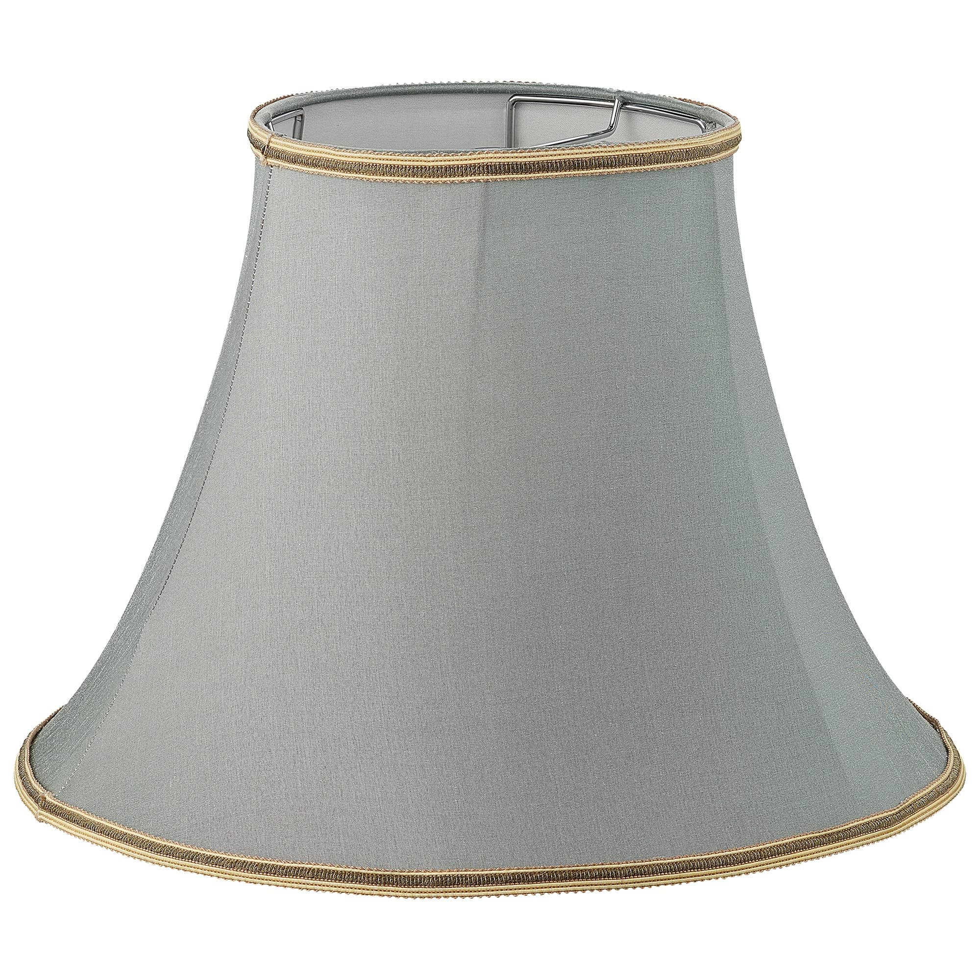Premium Round Bell Lamp Shades Set of 2 - 5.9x11.8x9.1 Inches, Spider Fitting for Ceiling Lights - Perfect for Living Room, Bedroom & Dining Room Lighting Decor
