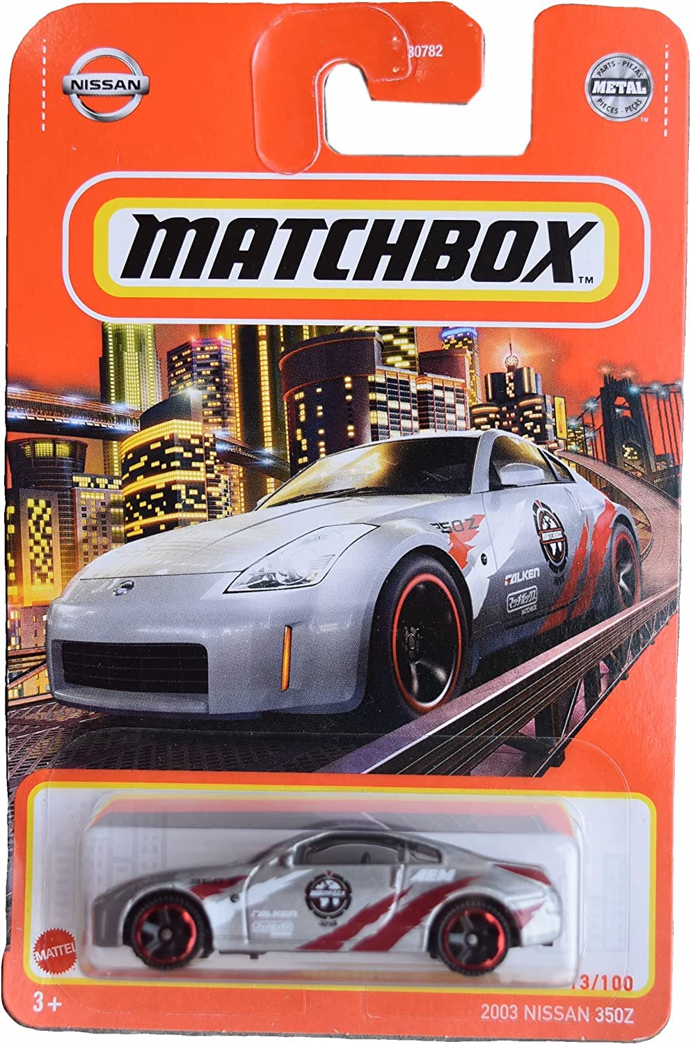 Hot Wheels Matchbox 2003 Nissan 350Z Die-Cast Model Car - Collectible Toy for Kids & Adults - Perfect for Display, Racing Play & Gift Giving