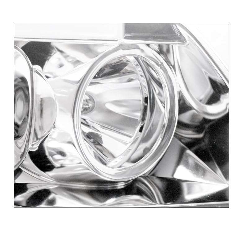 1997-2003 Ford F-150 & 1997-2002 Expedition LED Chrome Projector Headlights with 6