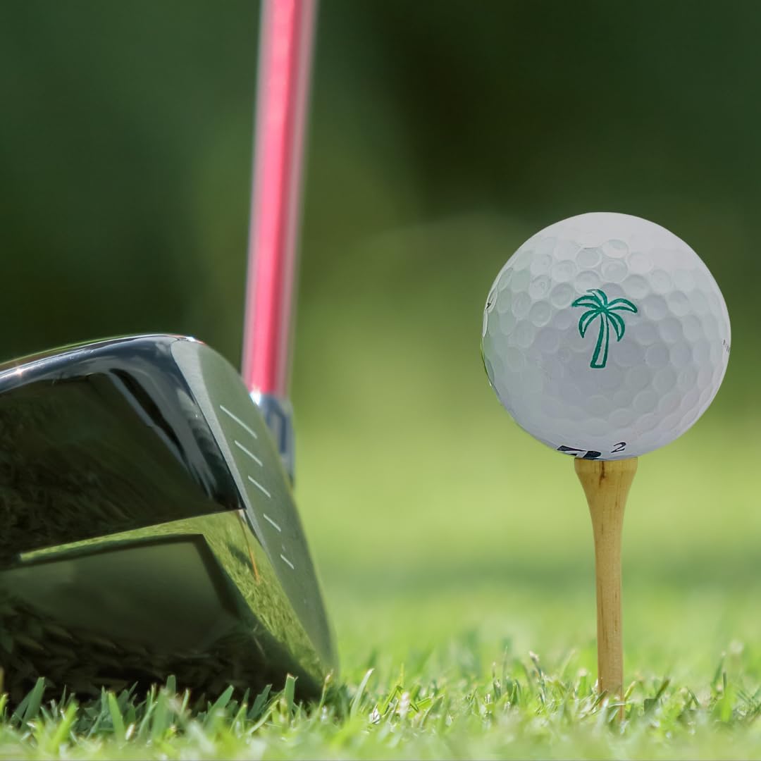 Self-Inking Golf Ball Stamp - Fast-Drying Waterproof Golf Ball Marker | Reusable Golf Accessories for Women & Men | Perfect Golfer Gift & Golf Gadgets | Great for Personalizing Golf Balls & Scorecards