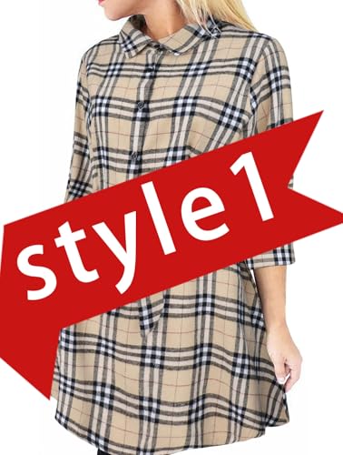 Khaki Black Plaid