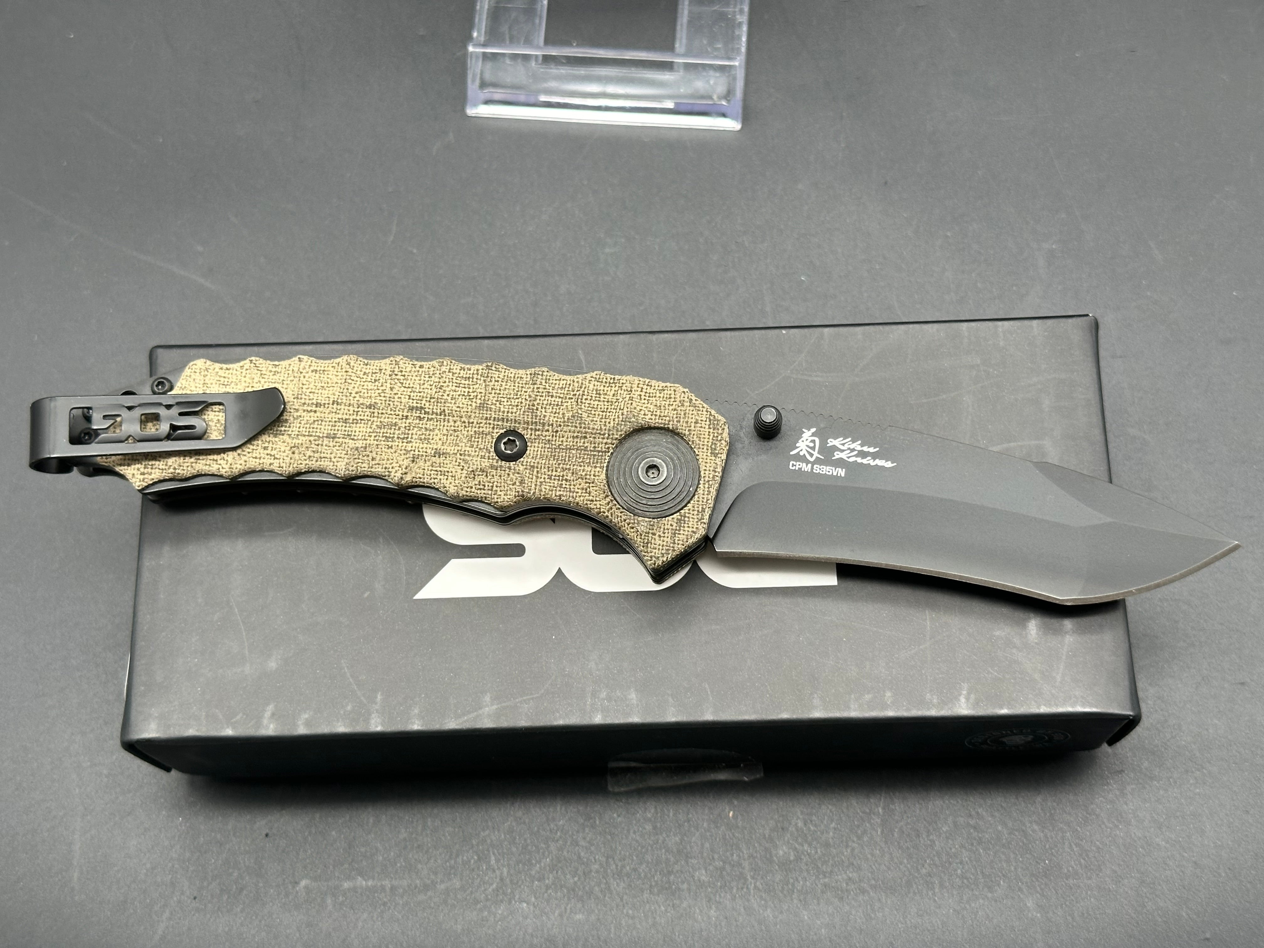 SOG Kiku Spring Assisted Folding Knife - 3.5