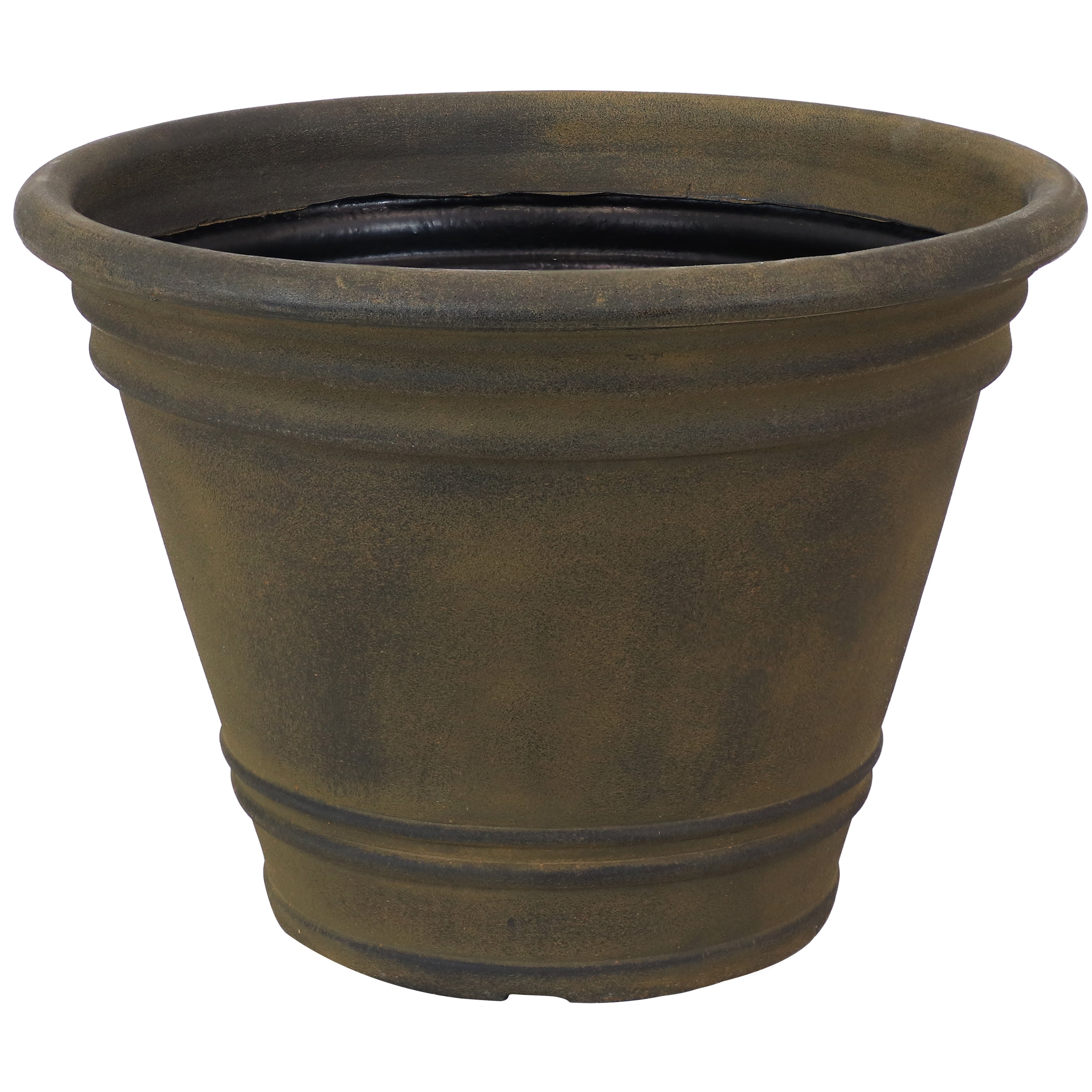 Sunnydaze Franklin Polyresin Outdoor Flowerpot Planter - Decorative Garden Pot for Plants, Flowers & Herbs - Perfect for Patio, Balcony & Backyard Decor