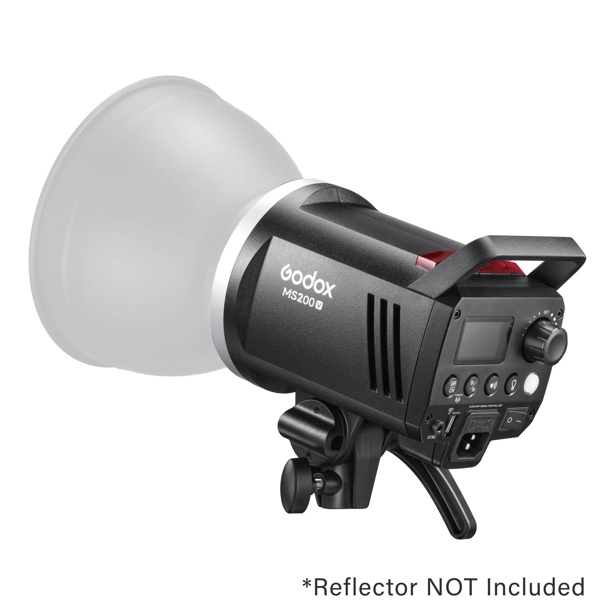 MS200V Super Compact Studio Strobe Flash with LED Modeling Light - Professional Photography Lighting for Portraits, Product Shots & Studio Sessions