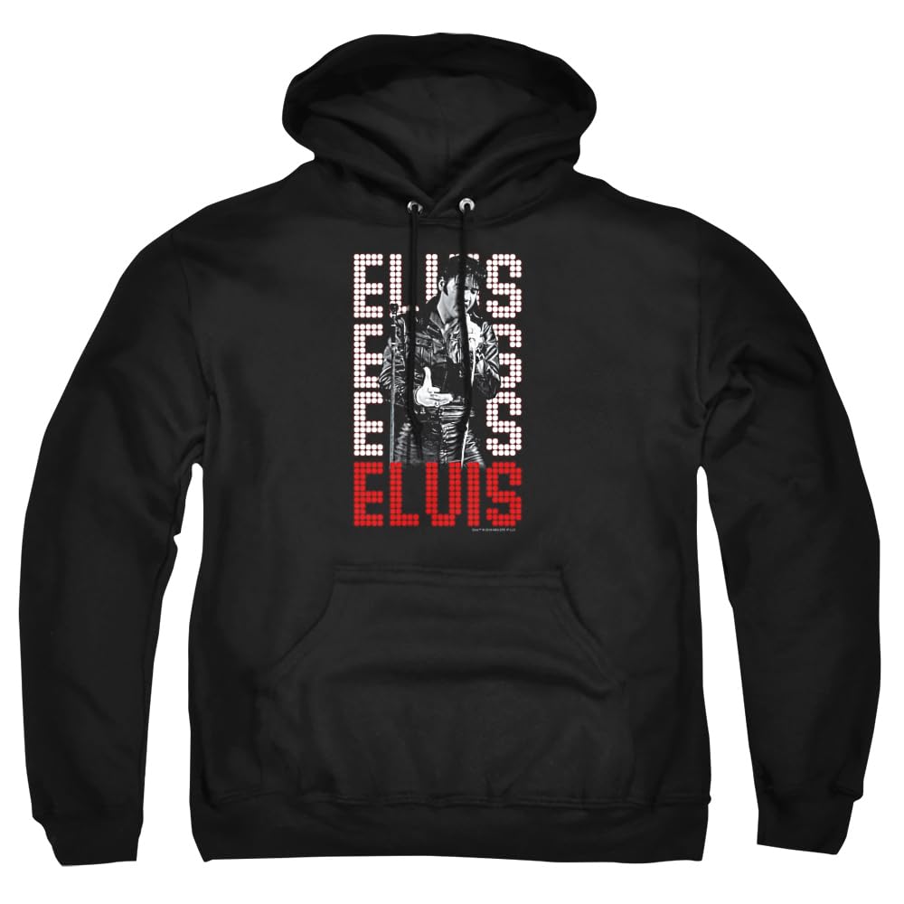 Elvis Presley 1968 Comeback Special Hoodie - Vintage Fleece Sweatshirt for Men & Women - Perfect for Concerts, Halloween & Retro Fashion Lovers