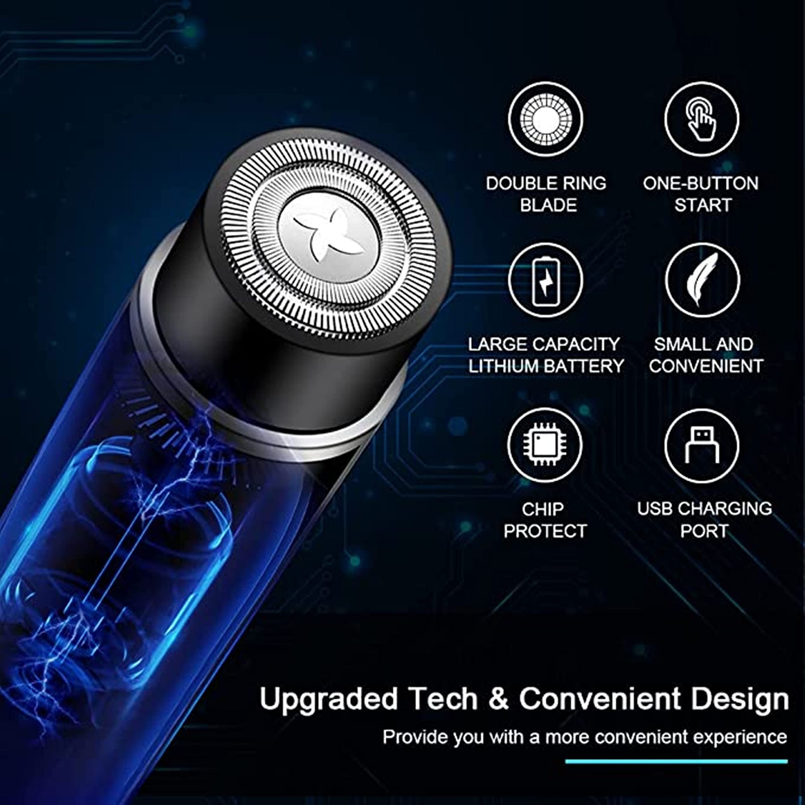 Concepta Professionals Rechargeable Beard Trimmer & Hair Clipper - Cordless & Corded Use for Men's Grooming, Mustache & Body Trimming - Perfect for Home, Travel & Professional Barbers