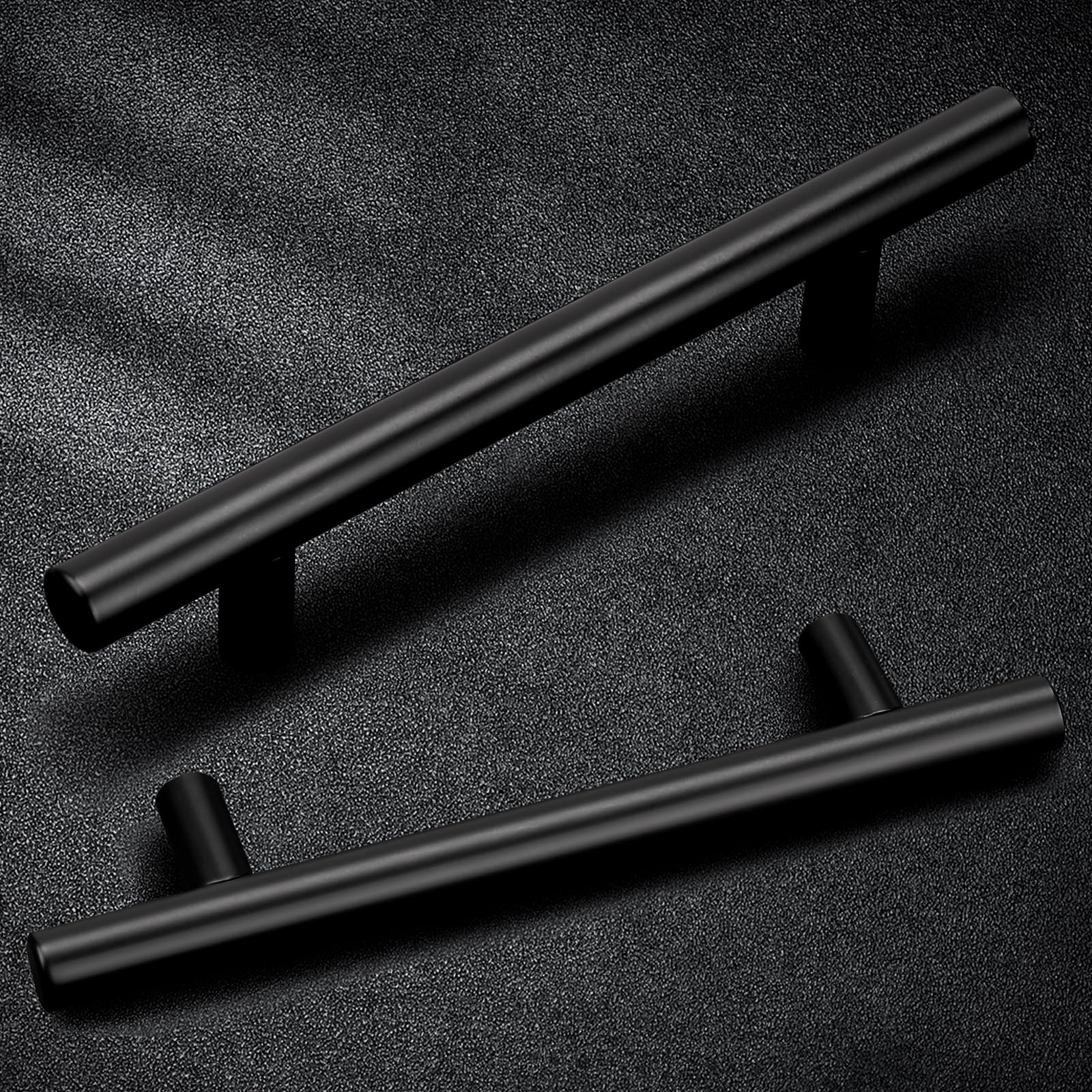 Probrico 18-Pack 4 Inch Black Stainless Steel Drawer Handles & Cabinet Pulls - Durable Kitchen, Closet, Wardrobe, Bathroom Vanity & Furniture Hardware (Perfect for Nightstands, Dressers, Coffee Tables & Chest of Drawers)