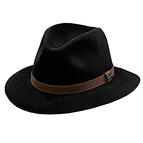 Borsalino Marco Casual Crusher Hat - Stylish & Comfortable Summer Fedora for Men & Women - Perfect for Outdoor, Travel, and Beach Vacations