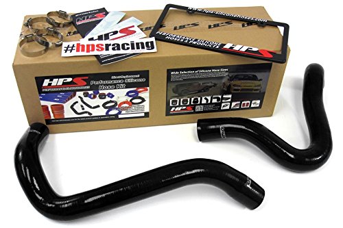 HPS 57-1331-BLK-1 Black Silicone Radiator Coolant Hose Kit - High Performance Cooling System Replacement for Cars, Trucks & SUVs - Perfect for Engine Overheating Prevention & Automotive Maintenance