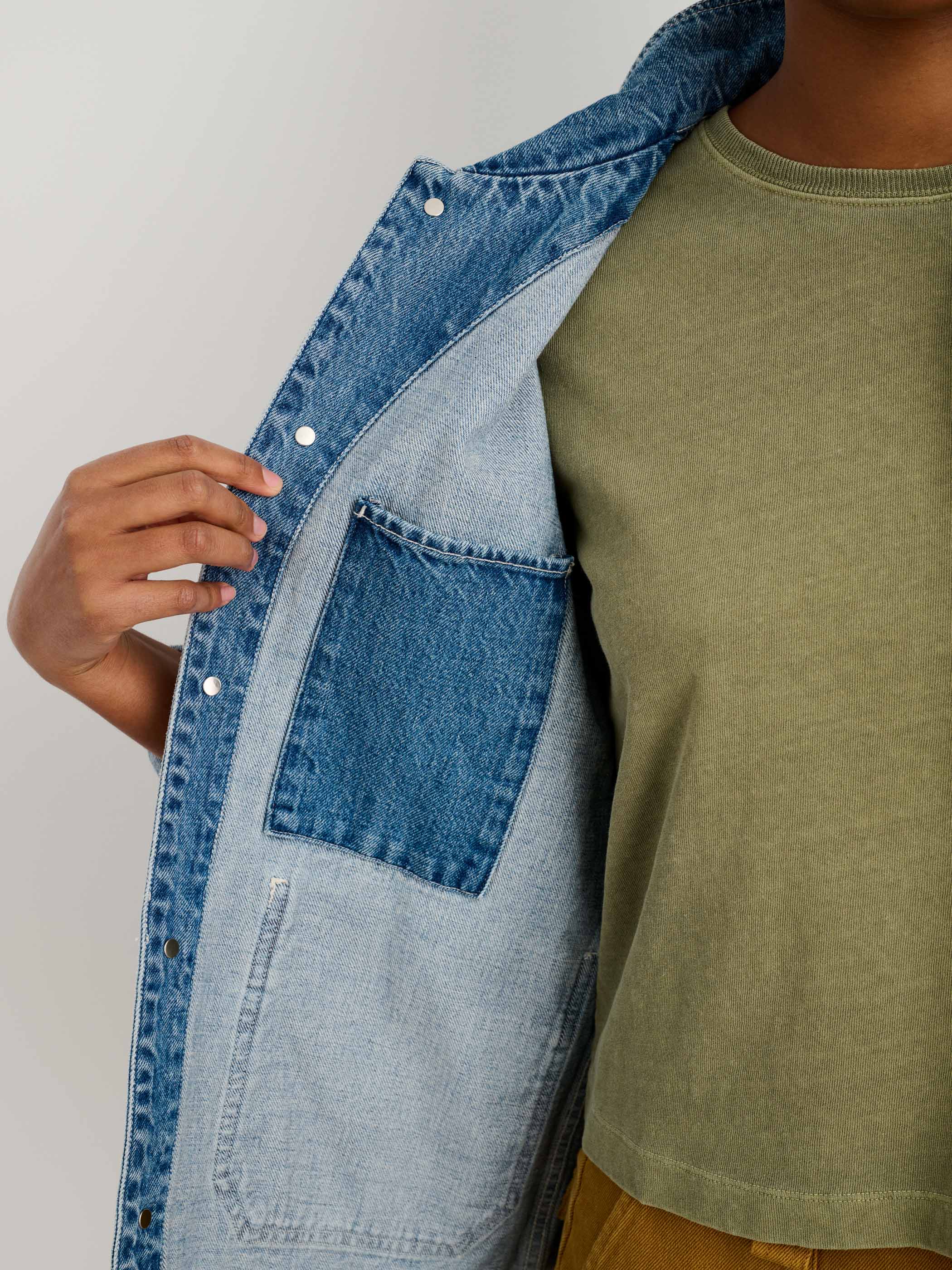 Britt Denim Work Jacket - Durable & Stylish Men's Jean Jacket for Outdoor Work & Casual Wear