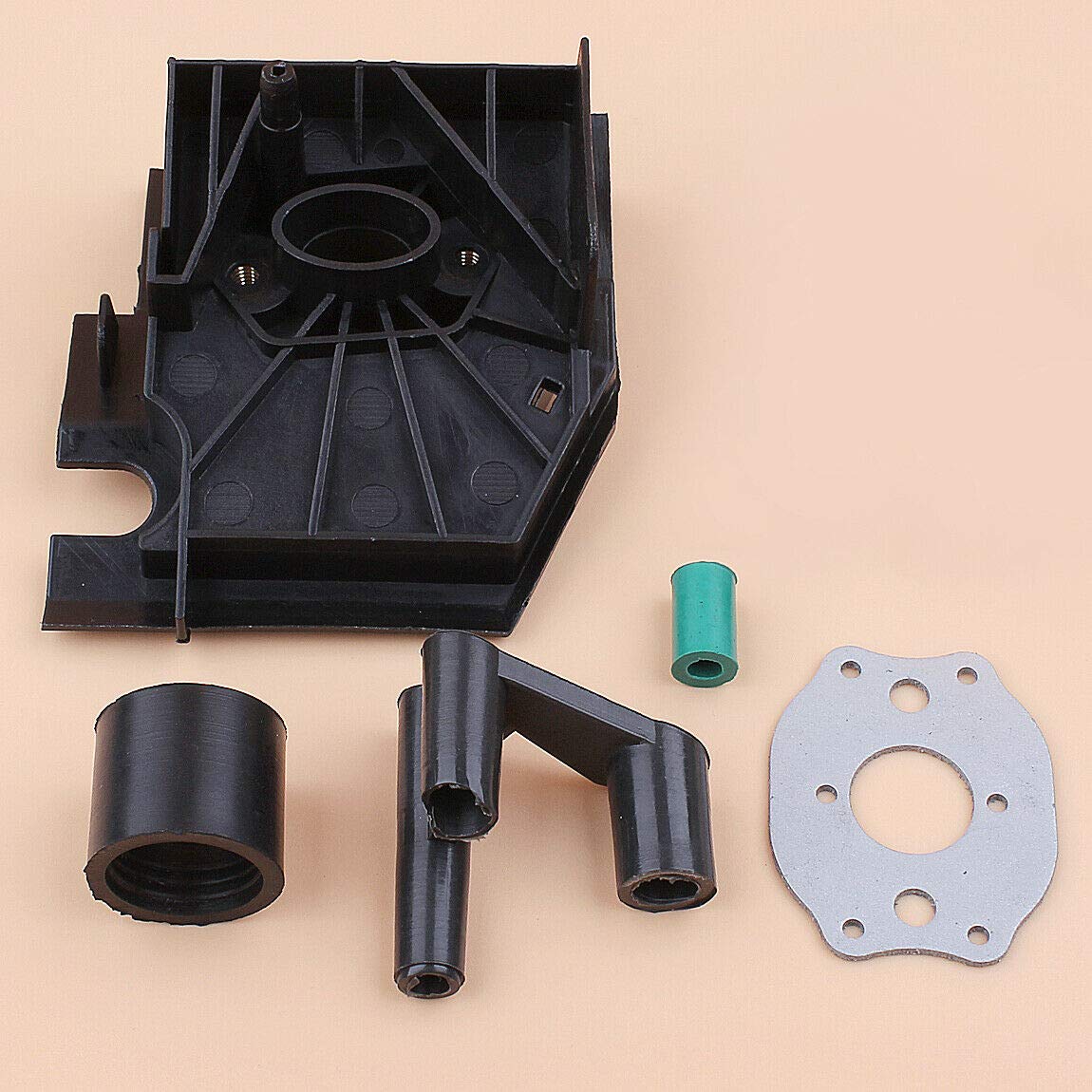 Husqvarna 36 41 136 137 141 142 E Chainsaw Carburetor Intake Adapter Impulse Replacement Part - Compatible with Huq Carburetor - Perfect for Chainsaw Maintenance & Repair