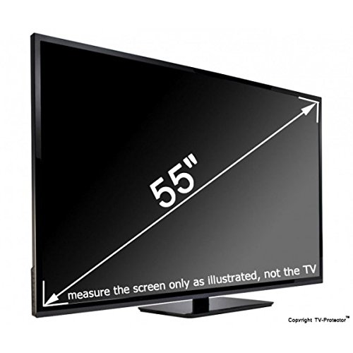 55 Inch Anti-Glare TV Screen Protector for LCD LED OLED QLED 4K HDTV - Matte Finish for Reduced Eye Strain - Perfect for Living Rooms, Bedrooms & Home Theaters