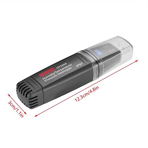 UT330C USB Temperature Data Logger - Digital Thermometer & Hygrometer for Refrigerator Monitoring (-40~80℃, RH) | Perfect for Food Storage, Pharmaceutical Cold Chain & Laboratory Use