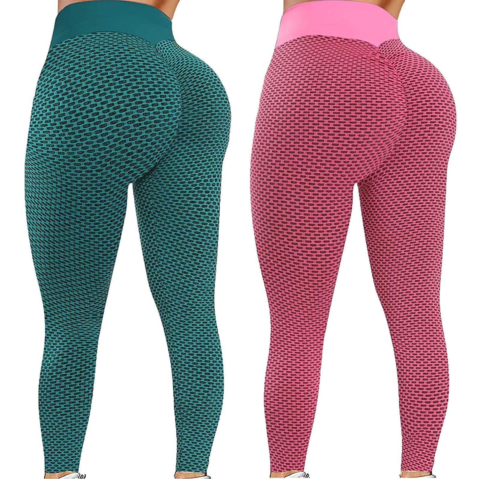 GUREN Butt Lifting Leggings for Women - High Waisted Tummy Control Yoga Pants for Workout & Running | Shapewear for Gym, Lounge & Everyday Wear