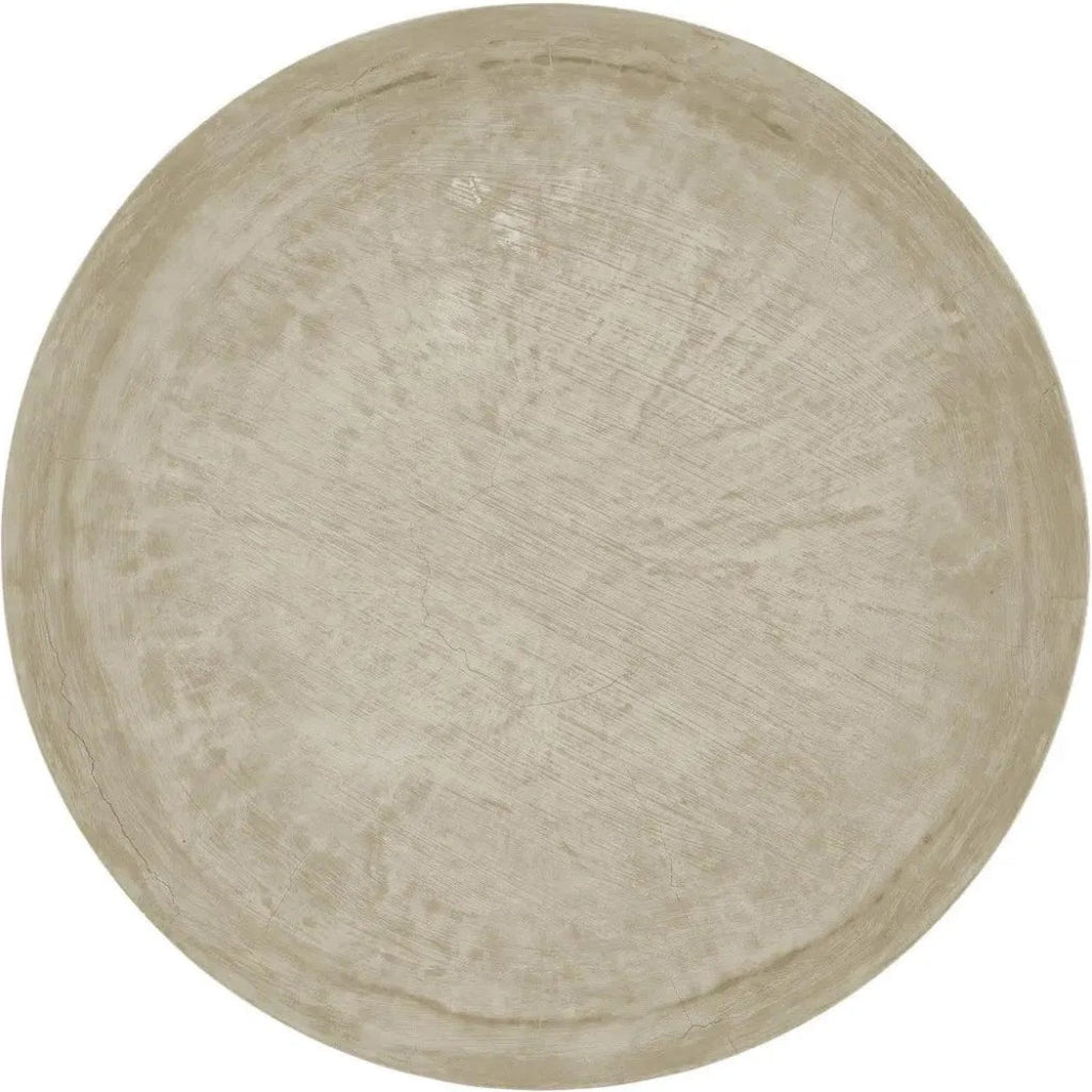 14 Inch Faux Bois Concrete & Iron Grey Bird Bath - Garden Decoration for Outdoor Bird Watching & Wildlife Attraction