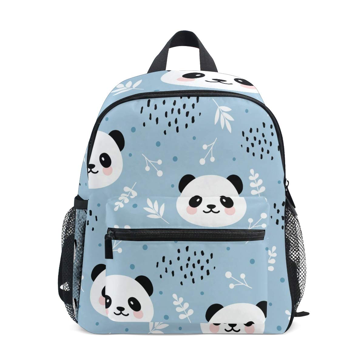 ALAZA Cute Panda with Leaves Dots Toddler Backpack for Boys & Girls - Lightweight Preschool & Nursery Travel Backpack with Adjustable Chest Clip - Perfect for Daycare, School, Travel & Outdoor Adventures