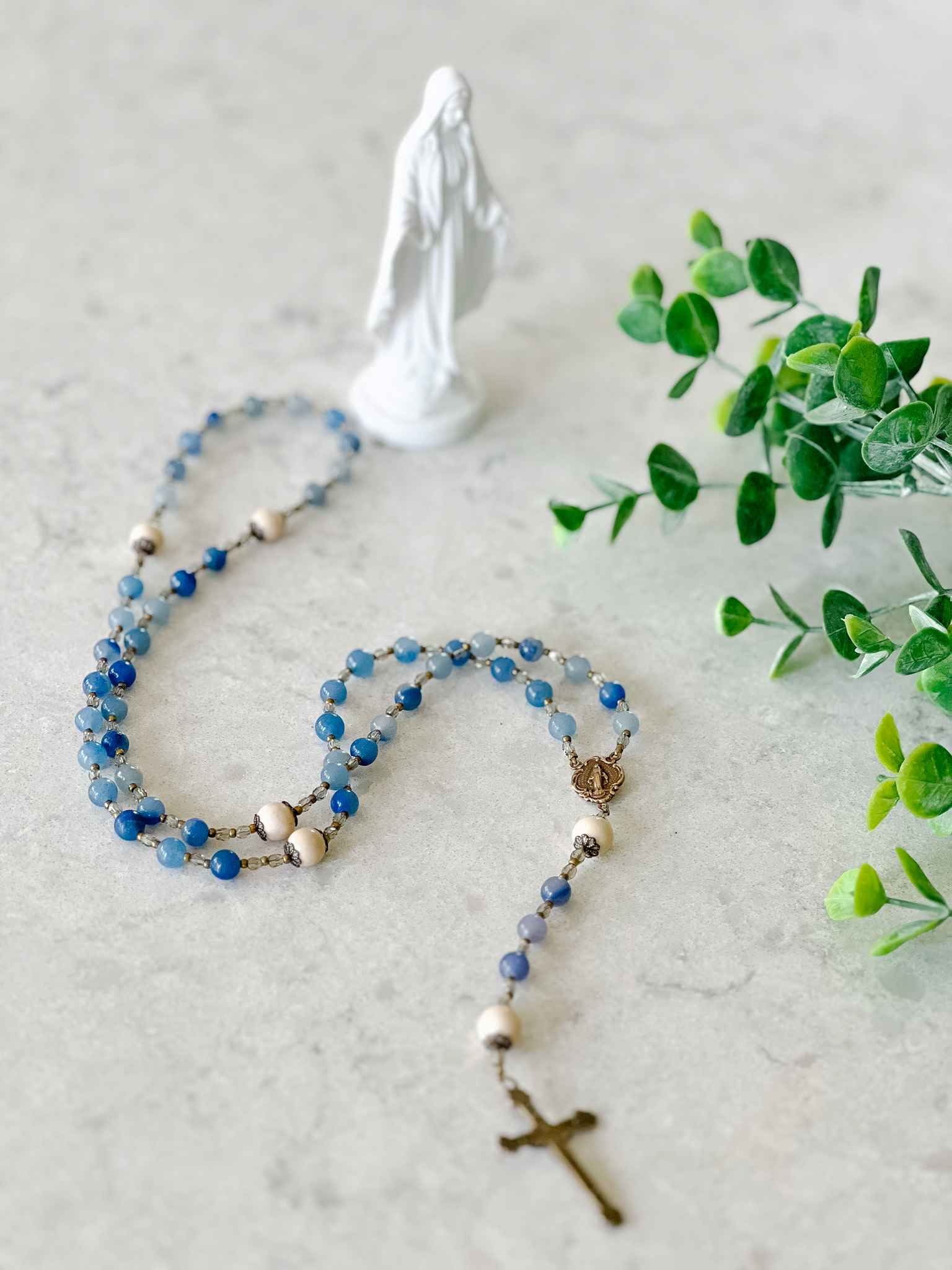 Miraculous Medal Rosary - Catholic Religious Jewelry for Prayer & Devotion - Perfect for Gifts, Worship & Spiritual Protection
