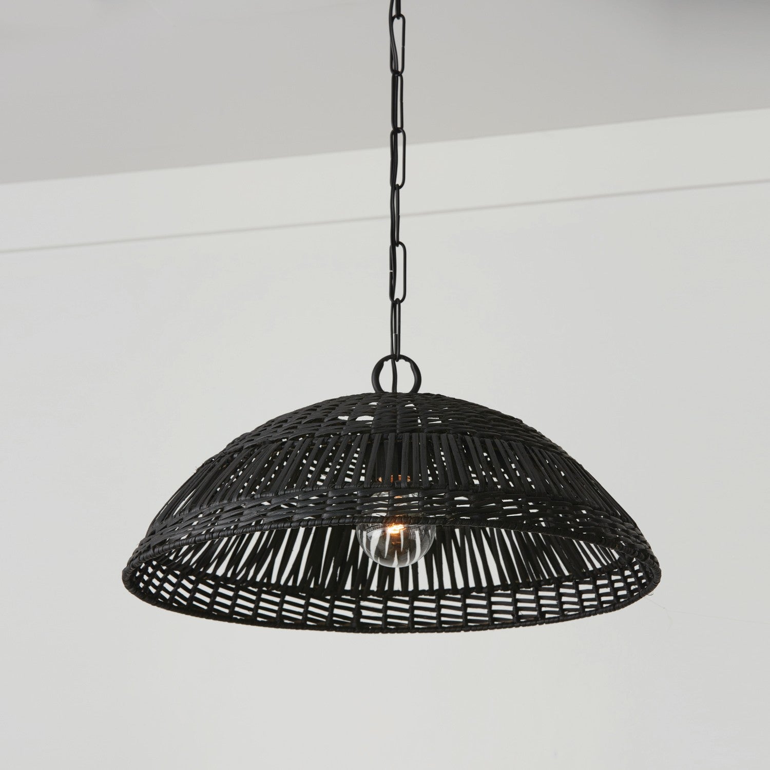 Capital Lighting One Light Pendant - Modern Ceiling Light Fixture for Kitchen, Dining Room & Bedroom | Dimmable LED Hanging Lamp with Adjustable Height