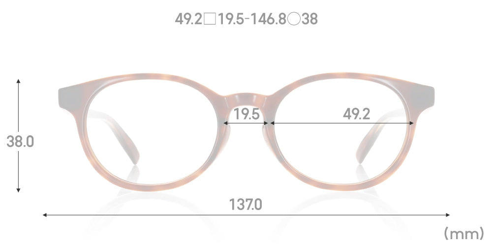 JINS Design Project x Jasper Morrison Boston 283 Eyeglasses - Lightweight Acetate Frame for Men & Women - Perfect for Office, Reading & Daily Wear