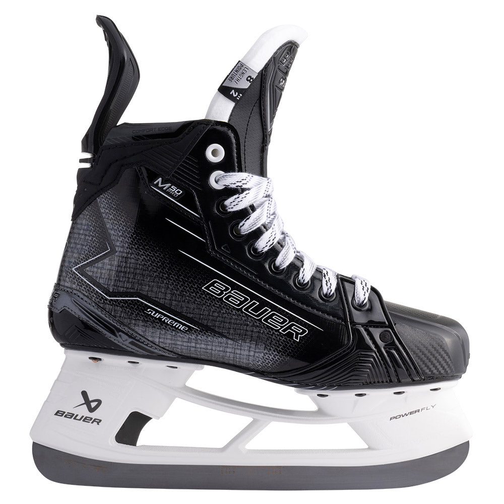 Bauer Supreme M50 Pro Intermediate Ice Hockey Skates - High-Performance Skates for Youth & Teen Players - Perfect for Competitive Games & Practice Sessions