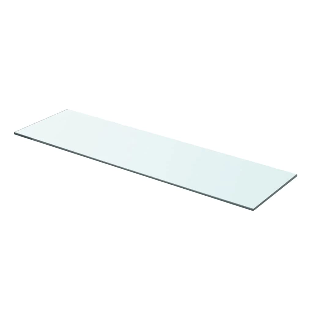 vidaXL Floating Wall Shelf - Modern Tempered Glass Display Shelf for Books, DVDs, CDs, Photo Frames & Decor | Perfect for Living Room, Bedroom, Office & Kitchen Storage