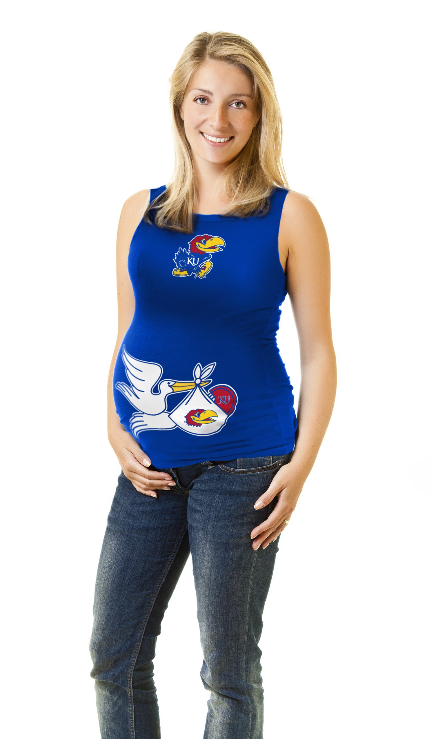 Klutch Maternity Tank Top for Women - Soft Stretchy Nursing & Pregnancy Shirt - Comfortable Everyday Wear for Moms (Work, Home, Shopping)
