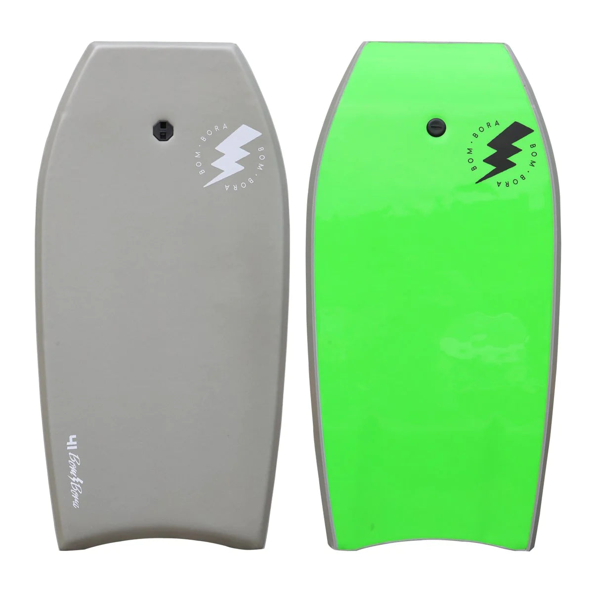 Premium Bodyboard BB 41 - High-Performance Surfboard for Kids & Adults | Grey/Green Color | Perfect for Beach Waves, Pool Surfing & Water Sports