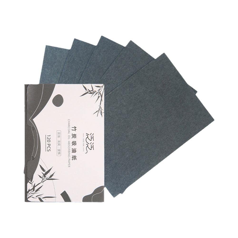 Matcha Oil Absorbing Facial Blotting Papers - Portable Grease Removal Sheets for Makeup & Shine Control - Perfect for Travel, Gym & On-the-Go Touch Ups