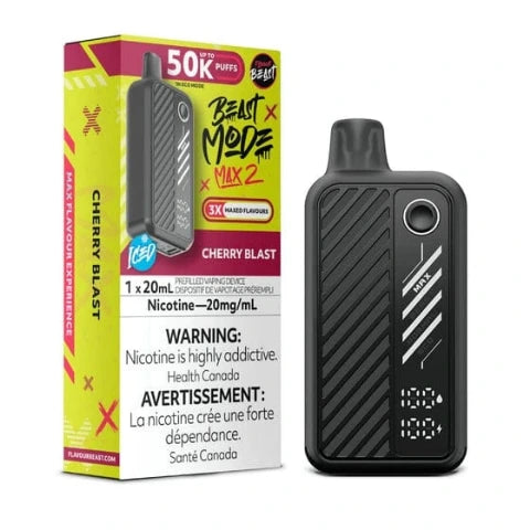 Flavour Beast Mode MAX 2 50K Disposable Vape - 50000 Puffs | 20mL E-Liquid Capacity | Long-Lasting Vaping Device for Travel, Work & Social Events