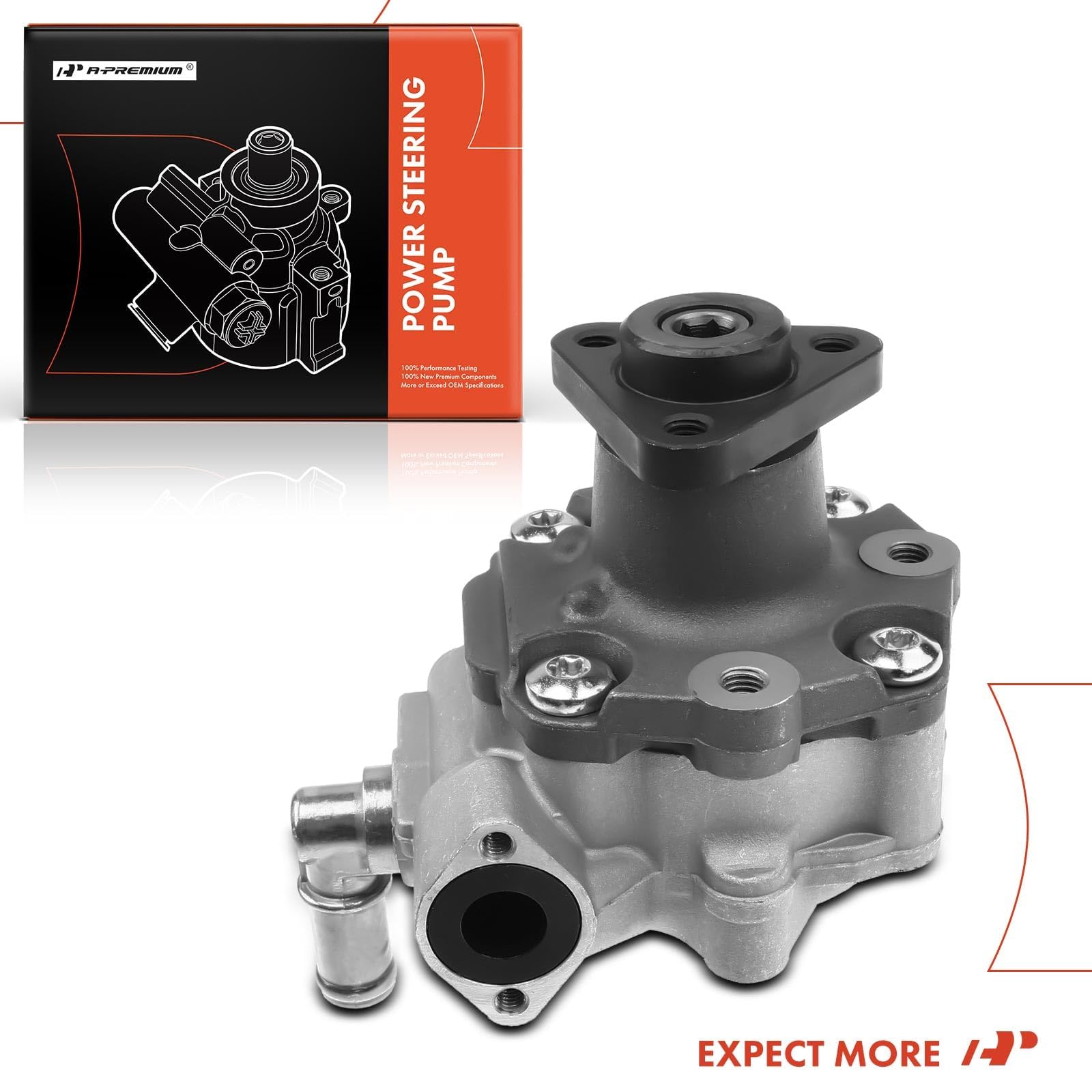Premium Power Steering Pump for Audi Q5 2009-2012 V6 3.2L - Replacement Part #8R0145155J - High Performance Steering Fluid Pump for Smooth Driving & Enhanced Control