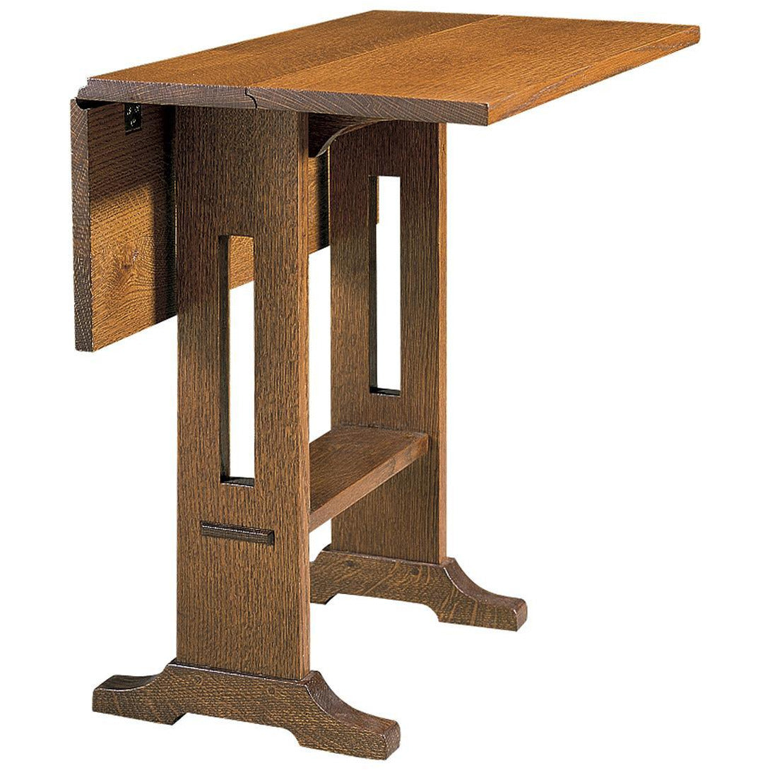 Mission Drop Leaf Table - Expandable Dining Table for Small Spaces, Kitchen, Apartment | Solid Wood Farmhouse Style | Perfect for Entertaining & Everyday Use