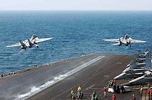 F-14B Tomcat VF-32 12x18 Silver Photo Print for Aviation Collectors