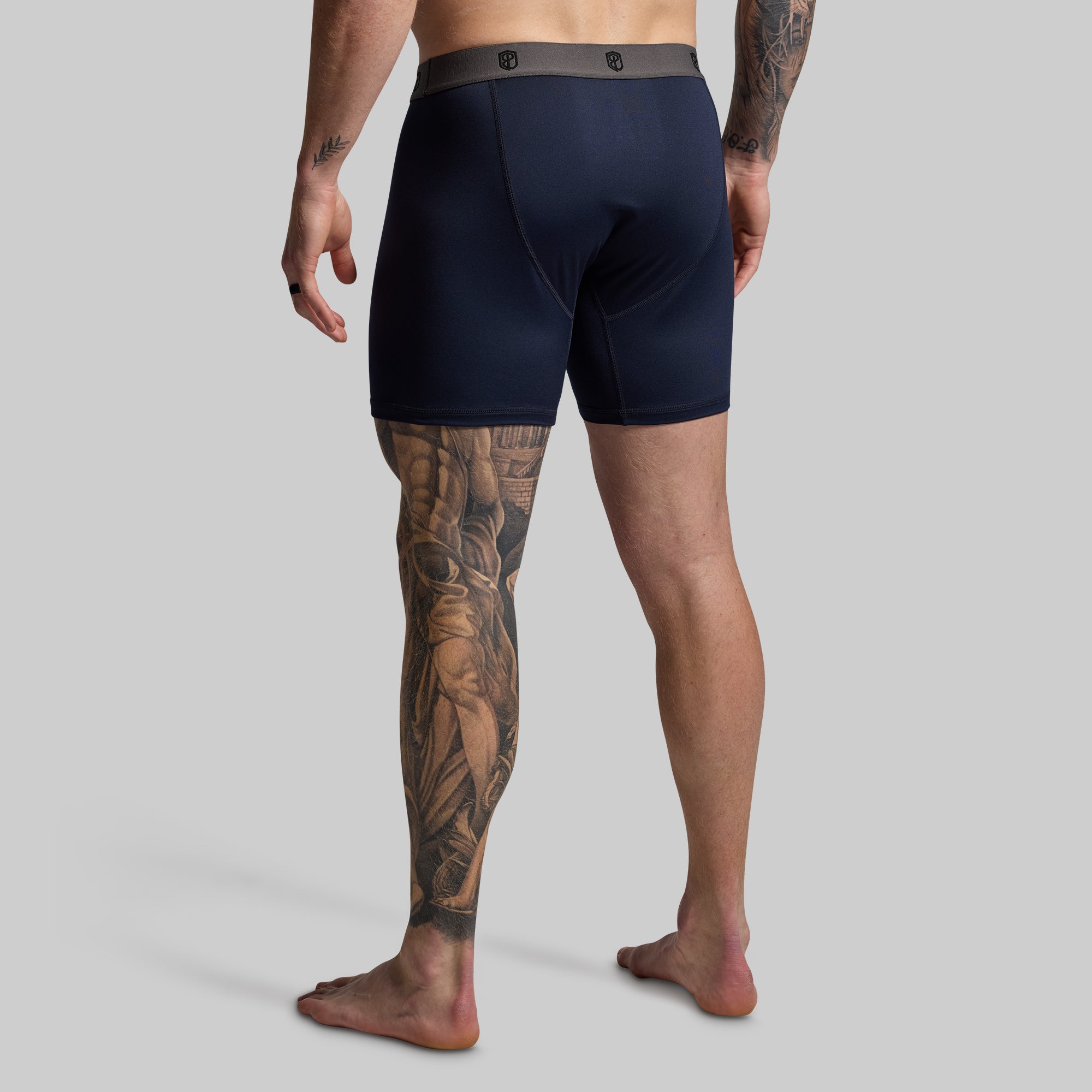 Ball Paradise Boxer Briefs for Men - Soft Breathable Cotton Underwear (BP Navy) - Perfect for Workout, Sports & Everyday Comfort
