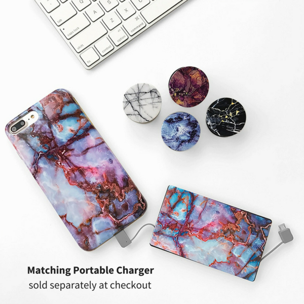 Galaxy Marble iPhone Case - Stylish Protective Cover for iPhone 12/13/14/15 Pro Max - Durable Shockproof Slim Design - Perfect for Everyday Use, Travel & Gifting
