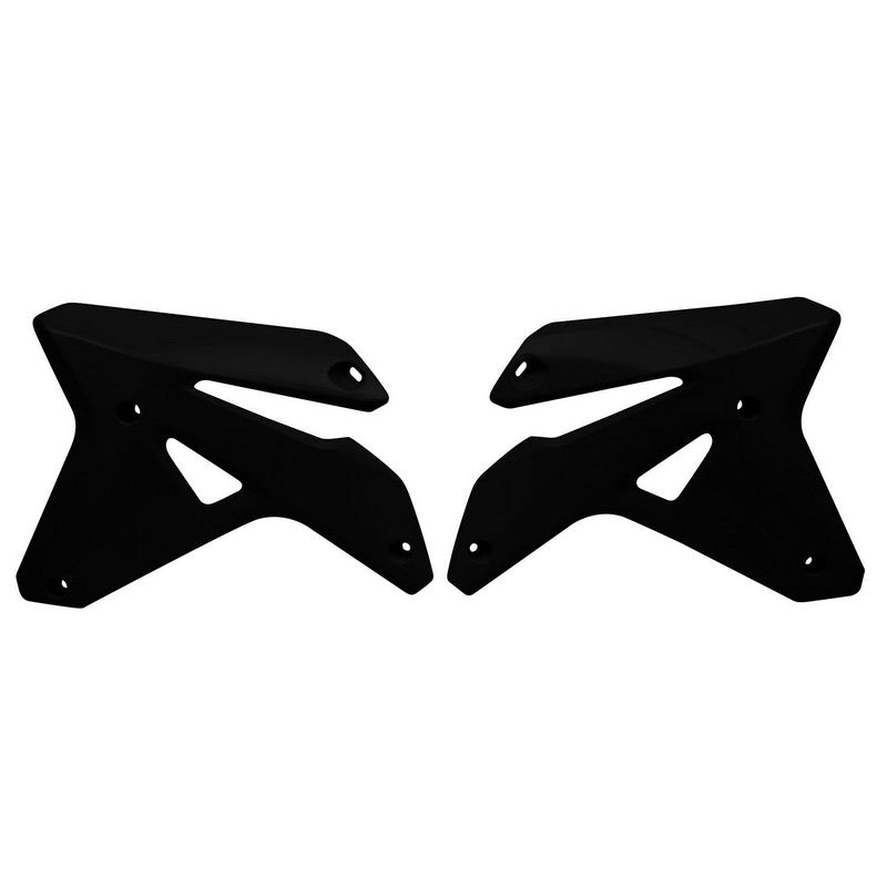 RTECH RMZ450 2007 Black Radiator Shrouds - SU04905001 | Durable Motorcycle Replacement Parts for Off-Road & Motocross Racing
