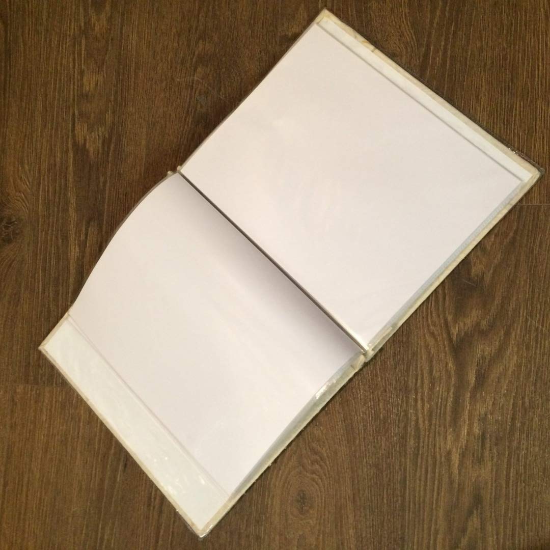 10-Page Straw Confetti Mulberry Memory Scrapbook - 8.5