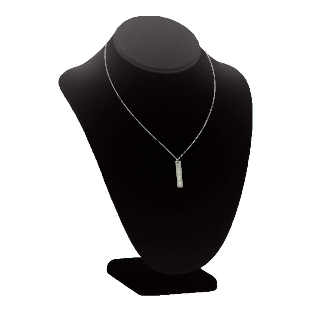 Best Grandma Ever Silver-Tone Bar Charm Necklace - Elegant Gift for Mother's Day, Birthday & Anniversary - Perfect for Special Occasions & Heartfelt Moments