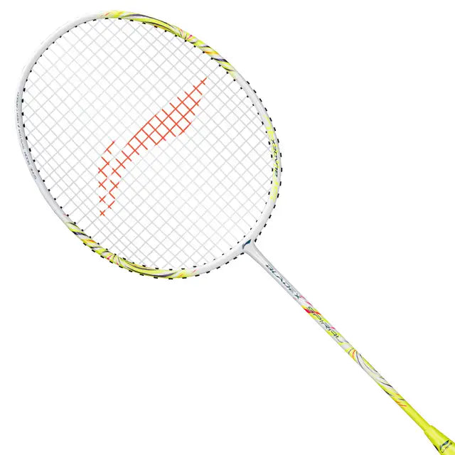 Li Ning BladeX Spiral Neon Yellow Badminton Racket - Prestrung Professional Racquet for Advanced Players | Perfect for Tournaments & Training | Made in China