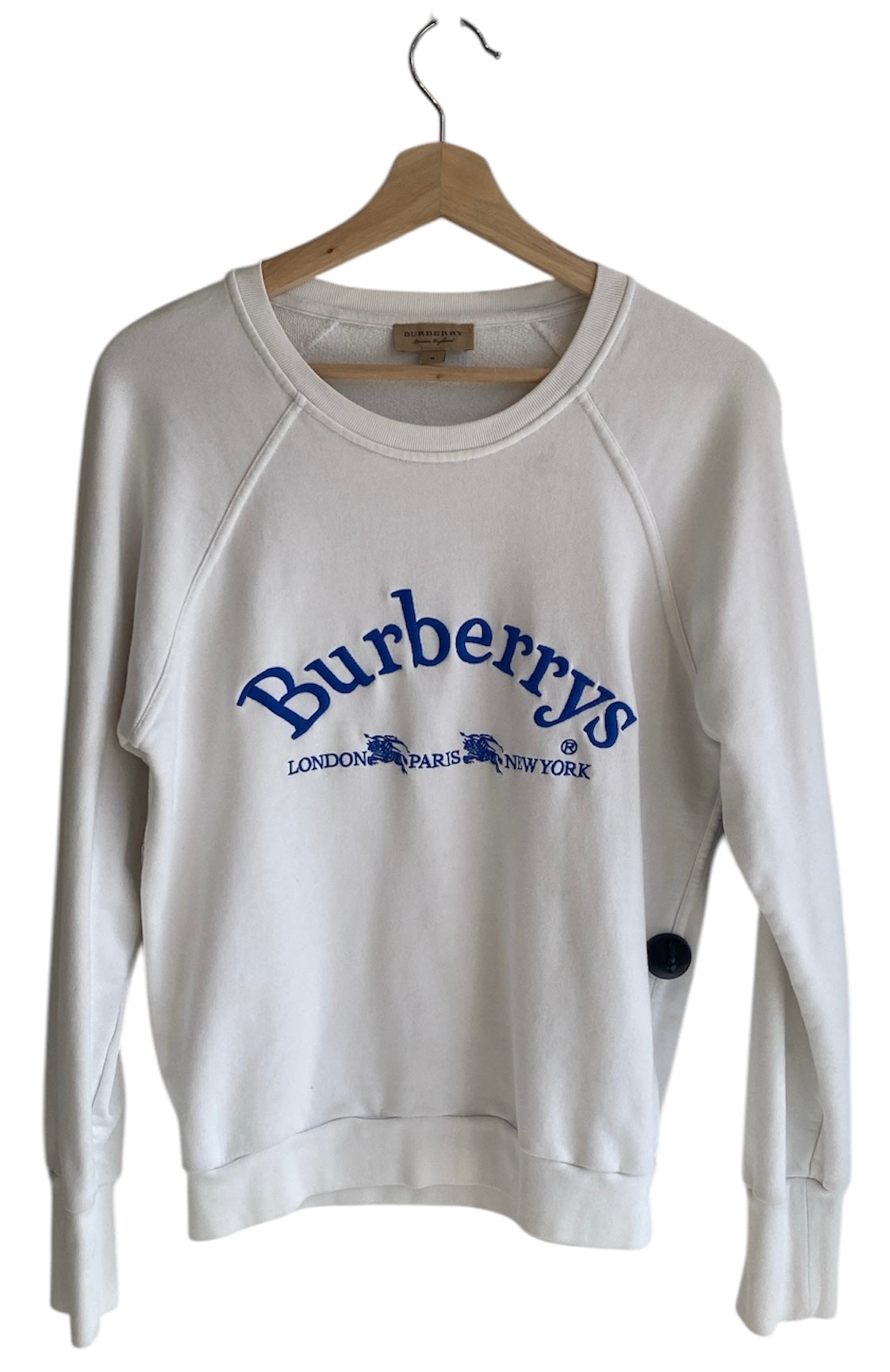 Burberry Blue Logo Hoodie - Men's & Women's Luxury Cotton Hooded Sweatshirt | Casual Streetwear Fashion | Perfect for Everyday Wear & Urban Outings