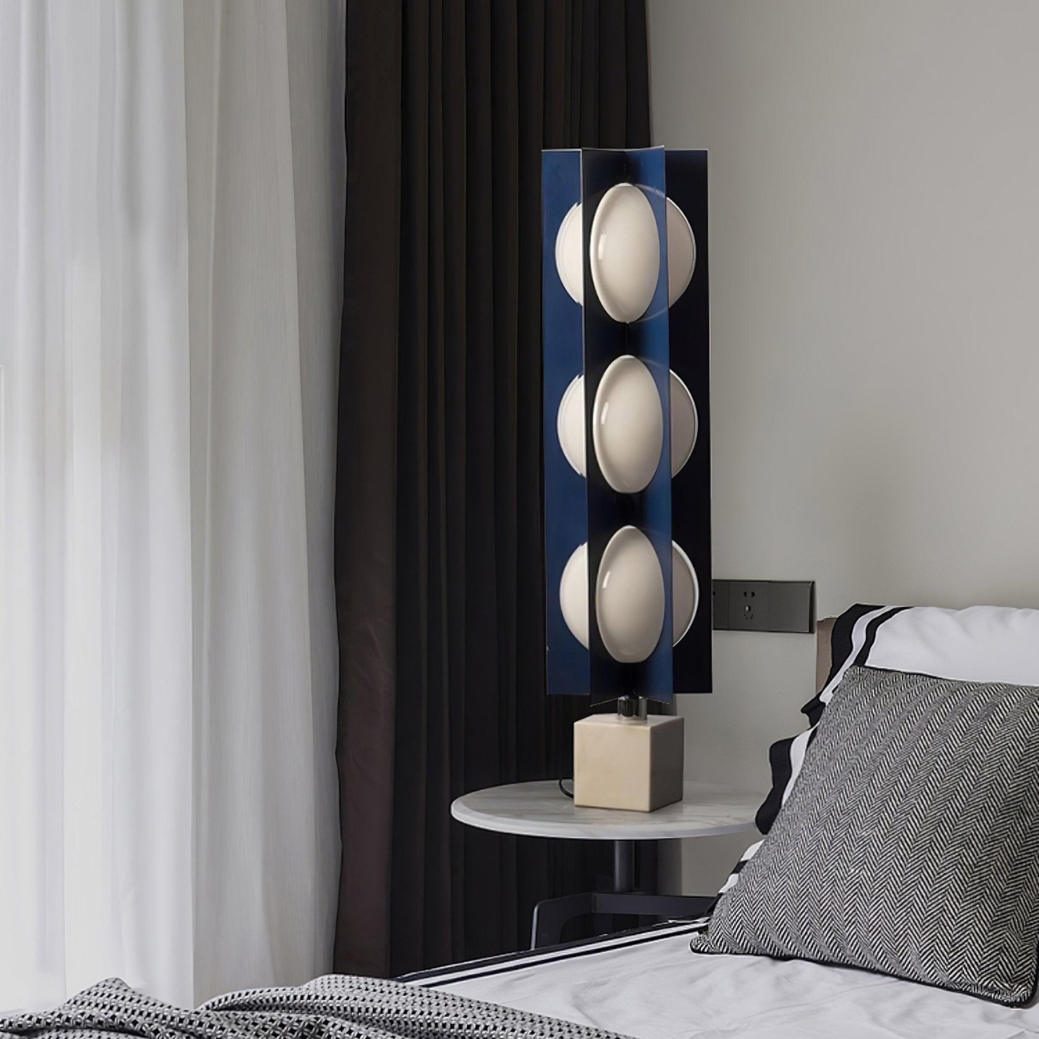 Blue Kleos Modern LED Floor Lamp for Living Room - Adjustable Brightness & Energy Efficient Lighting for Home Office, Bedroom, or Reading Nook
