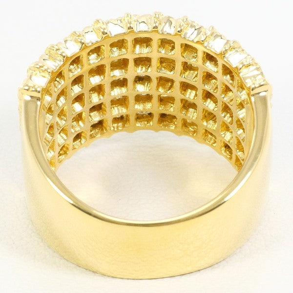 18K Yellow Gold Diamond Ring for Women - Elegant Wedding, Engagement & Anniversary Jewelry Gift - Perfect for Special Occasions & Everyday Luxury