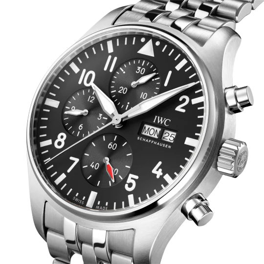 Men's Pilot Chronograph Watch 41mm - Stylish Aviator Timepiece for Aviation Enthusiasts & Everyday Wear